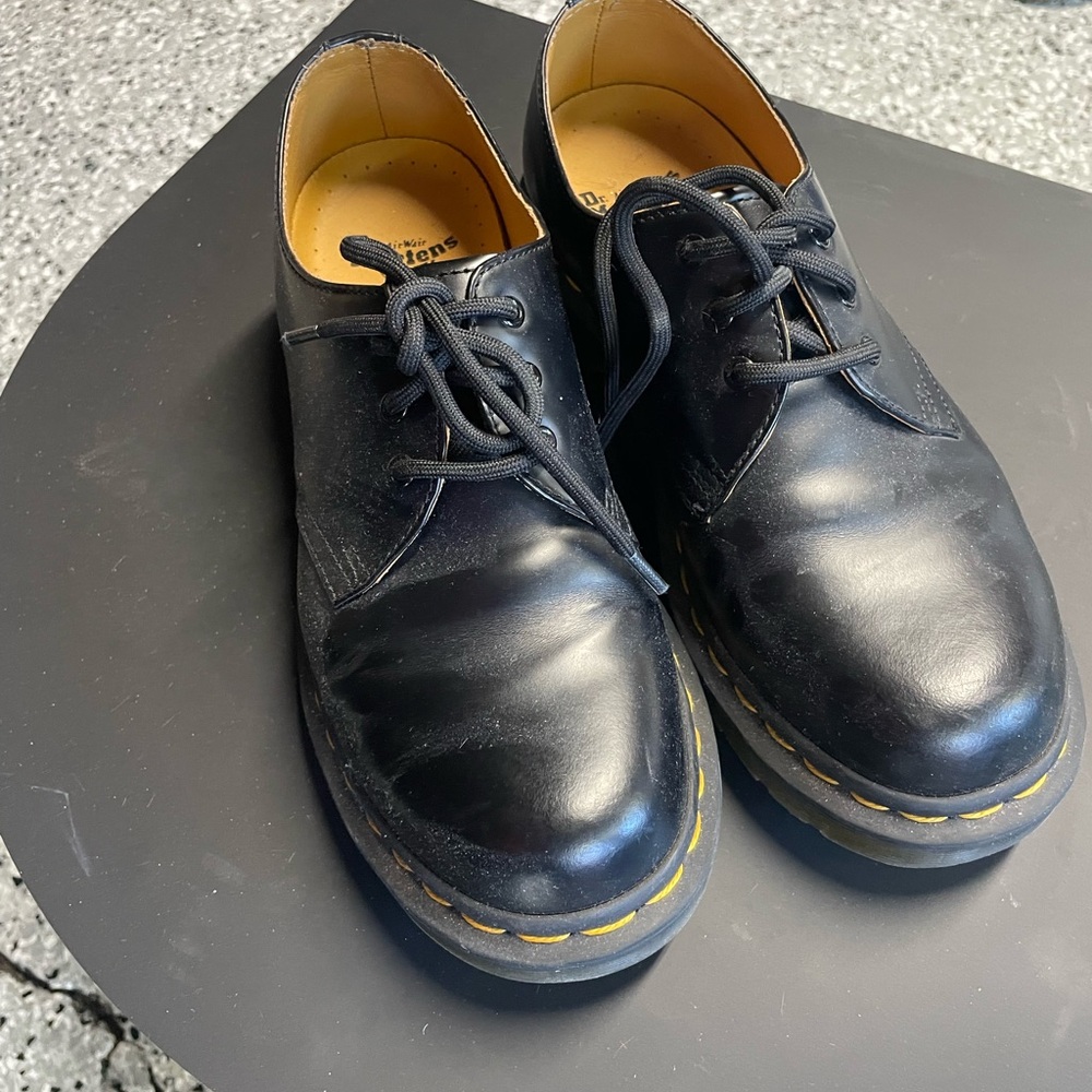 Dr. Martens Black Leather Oxfords